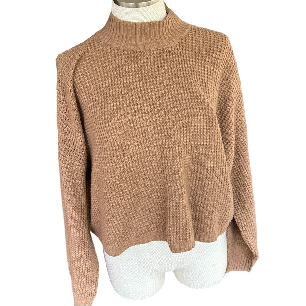 Hollister Waffle Oversize Design Sweater Size M